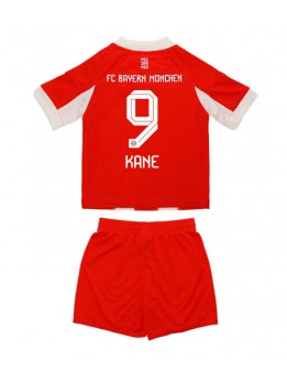 Billige Bayern Munich Harry Kane #9 Hjemmedraktsett Barn 2025-26 Kortermet (+ Korte bukser)